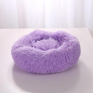Dog Bed Plush Cat Mat Round Cushion (20 Colors) 8 Sizes