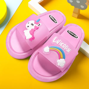 Light Up Unicorn Slippers (Childs Size 7.5-13.5) Pink or Blue