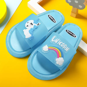 Light Up Unicorn Slippers (Childs Size 7.5-13.5) Pink or Blue