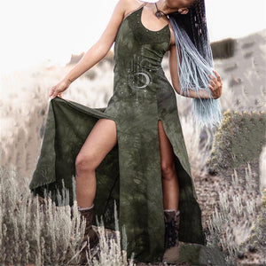 Renaissance Viking Tribe Sleeveless Dress (3 Colors) S - 5XL