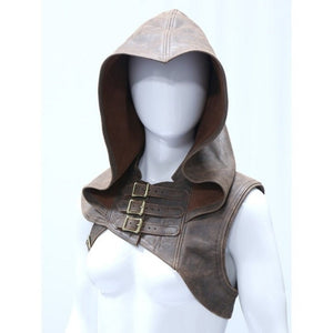 Renaissance Medieval Riding Hood Shawl Pirate Hat Viking Knight Warrior (4 Colors)