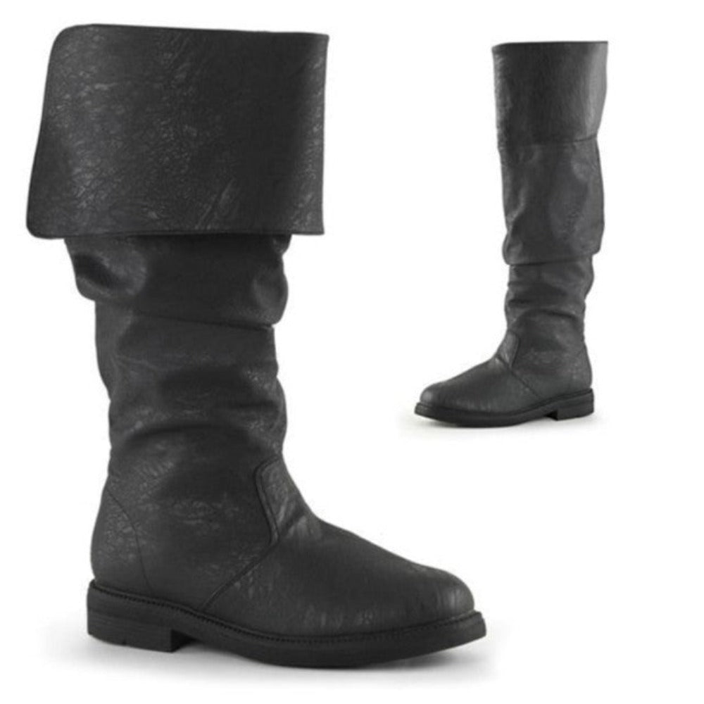 Viking Renaissance High Tube Lace Up Shoes Leather Boots (2 Colors & 6 Styles) Best Gift Shoppers