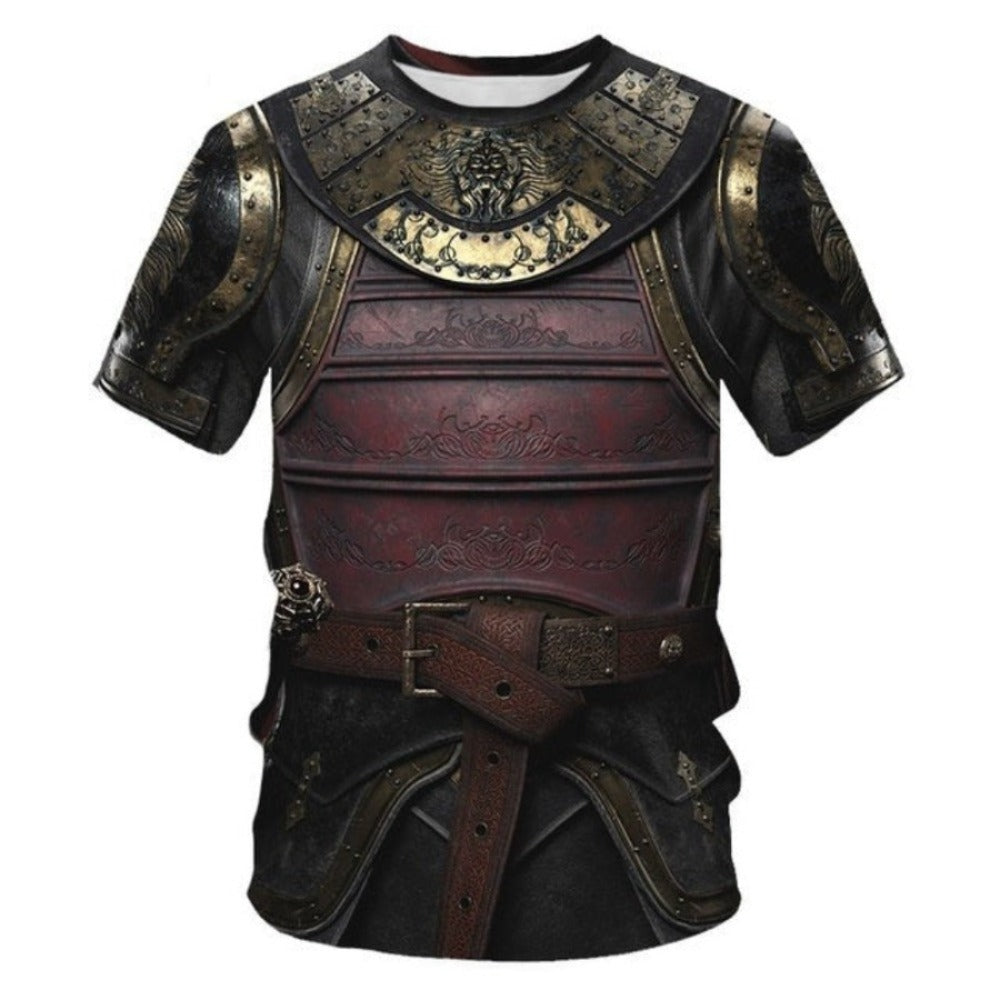3D Printed Knight Armor Medieval Shirt (3 Styles) XS- 5XL