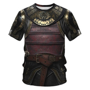 3D Printed Knight Armor Medieval Shirt (3 Styles) XS- 5XL