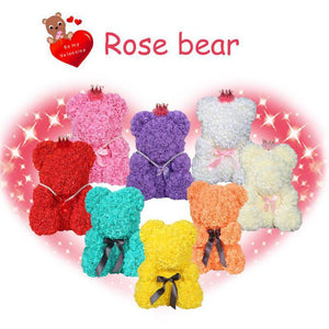 Enchanted Forever Rose Teddy Bear Plush (8 Designs)