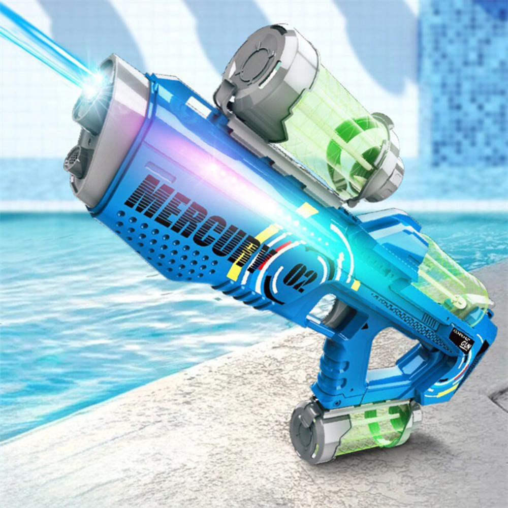 LED Light Up Automatic Turbo Water Squirt Gun (2 Colors)