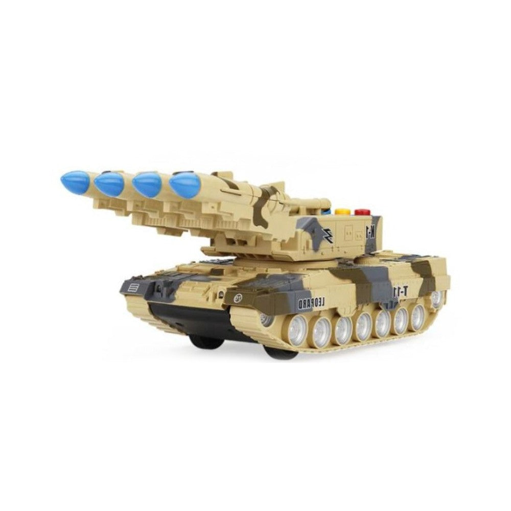 Armored Missile Military Como Tank (2 Colors) w/Battery